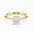 Radiant Solitaire Lab-Grown Diamond Gold Ring