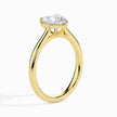 Heart Cut Solitaire Lab-Grown Diamond Gold Ring