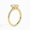 Radiant Prong Set Lab-Grown Diamond Gold Ring