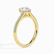 Heart Cut Prong Set Lab-Grown Diamond Gold Ring