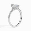 Marquise Cut Prong Set Lab-Grown Diamond Gold Ring