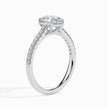 Pear Cut Prong Set Lab-Grown Diamond Gold Ring
