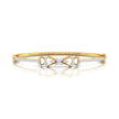 0.65Ct Butterfly Design Lab-Grown Diamond Gold Bracelet