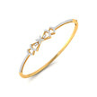 0.65Ct Butterfly Design Lab-Grown Diamond Gold Bracelet