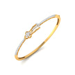 0.61Ct Floral Cluster Lab-Grown Diamond Gold Bracelet