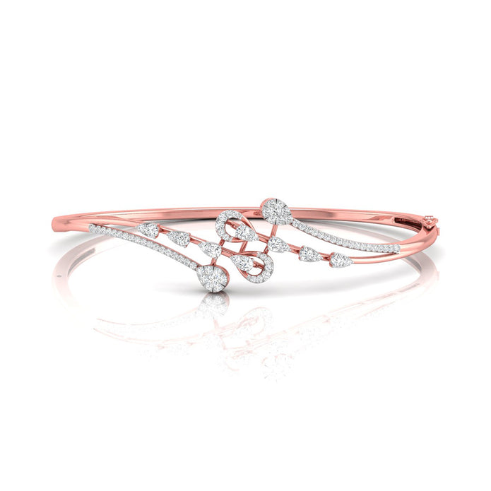 0.78Ct Split Lab-Grown Diamond Gold Bracelet