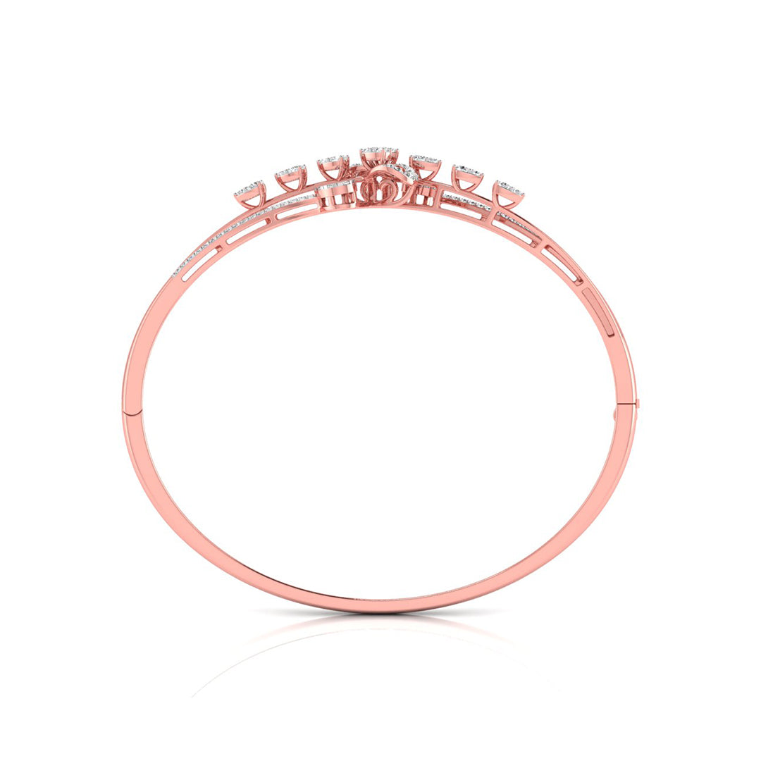 0.78Ct Split Lab-Grown Diamond Gold Bracelet