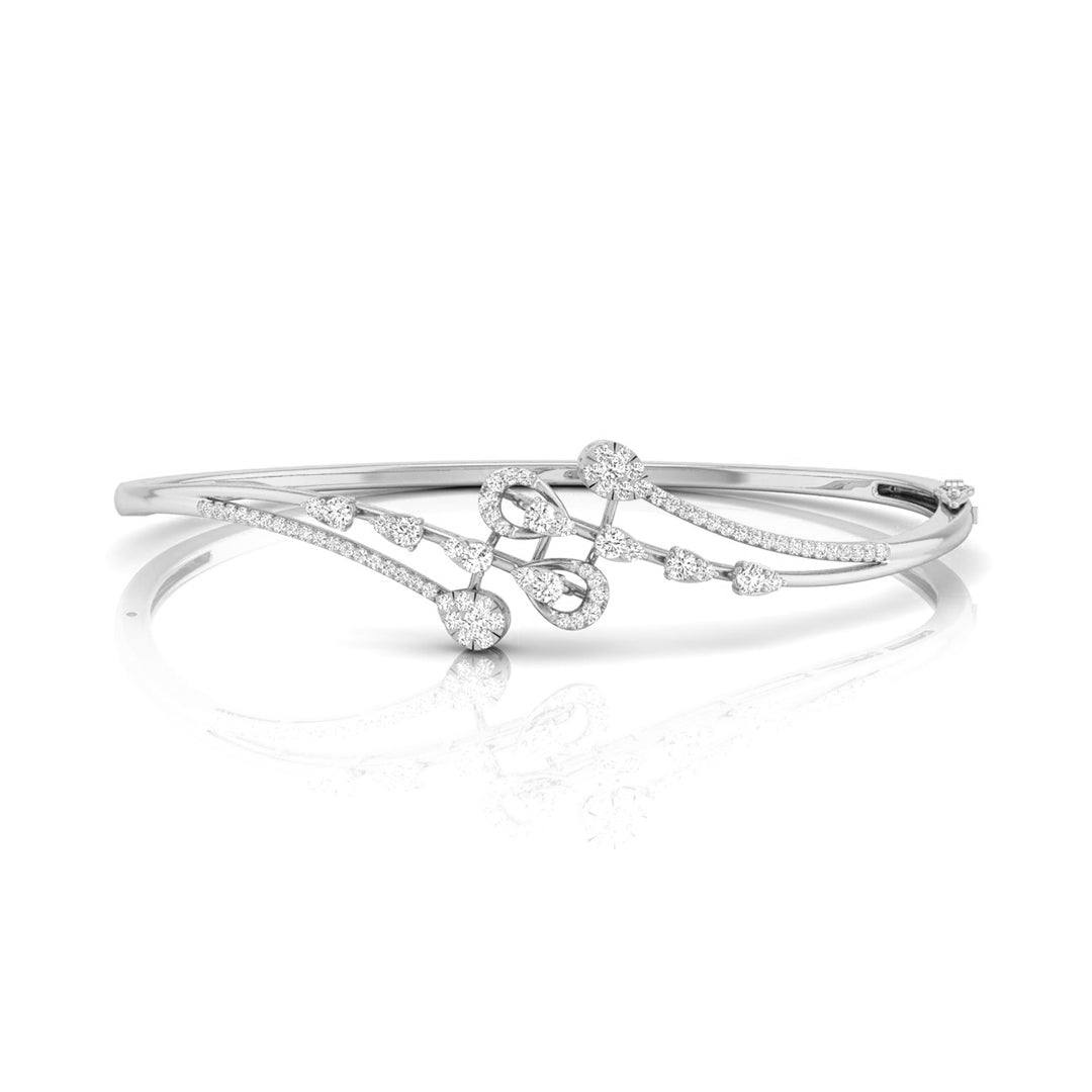 0.78Ct Split Lab-Grown Diamond Gold Bracelet