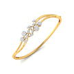 0.84Ct Prong Set Lab-Grown Diamond Gold Bracelet
