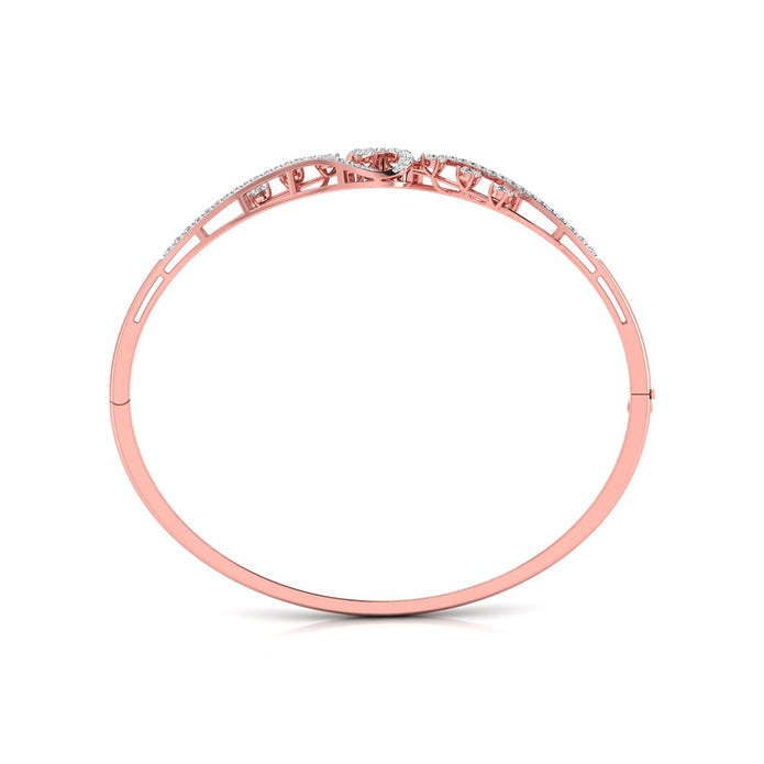 0.83Ct Prong Set Lab-Grown Diamond Gold Bracelet