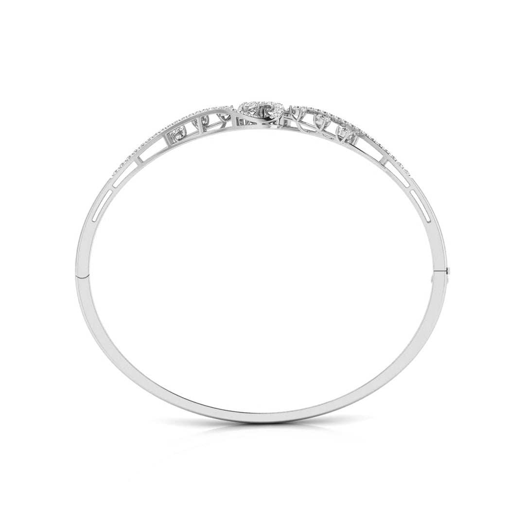 0.83Ct Prong Set Lab-Grown Diamond Gold Bracelet