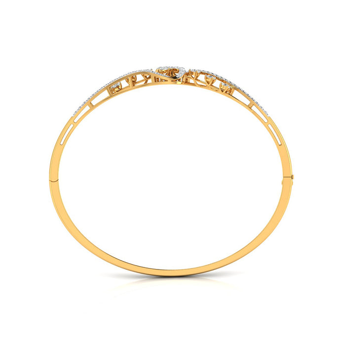 0.83Ct Prong Set Lab-Grown Diamond Gold Bracelet