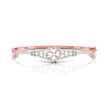 0.74Ct Rose Lattice Lab-Grown Diamond Gold Bracelet