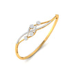 0.73Ct Crossover Pave Set Lab-Grown Diamond Gold Bracelet