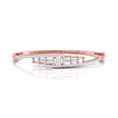 0.91Ct Pave Set Lab-Grown Diamond Gold Bracelet