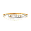0.91Ct Pave Set Lab-Grown Diamond Gold Bracelet