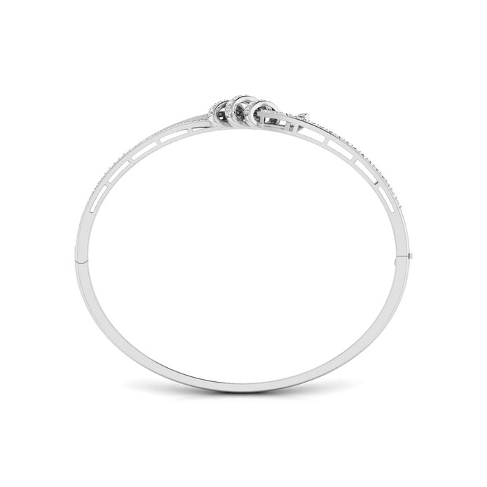 0.62Ct Wrap Pavé Set Lab-Grown Diamond Gold Bracelet