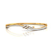 0.62Ct Wrap Pavé Set Lab-Grown Diamond Gold Bracelet