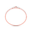 0.73Ct Cluster Lab-Grown Diamond Gold Bracelet