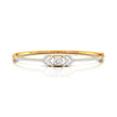 0.73Ct Cluster Lab-Grown Diamond Gold Bracelet