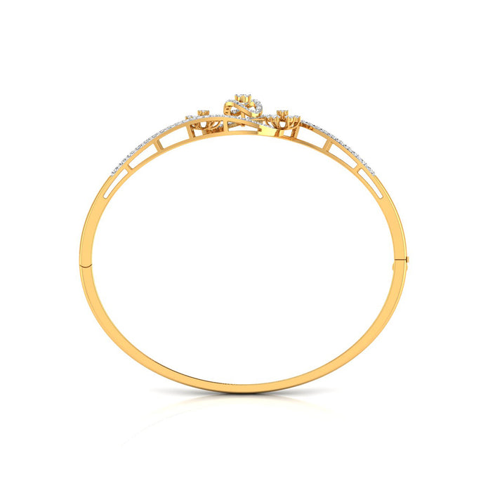 0.82Ct Prong Lab-Grown Diamond Gold Bracelet