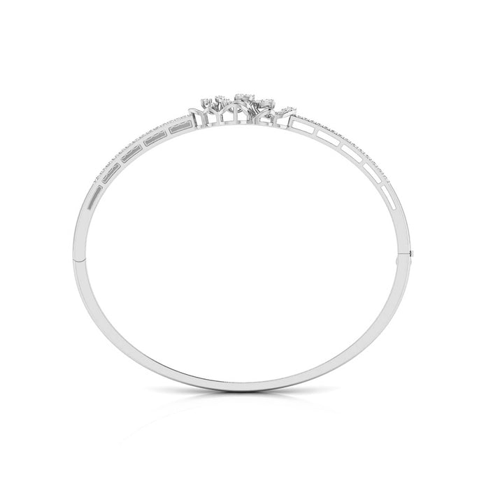 0.51Ct Pear Two Stone Lab-Grown Diamond Gold Bracelet