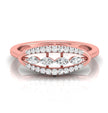 four marquise cut diamond ring in rose gold