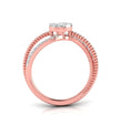 0.32Ct Intertwined Round Cut Cluster Lab-Grown Diamond Ring