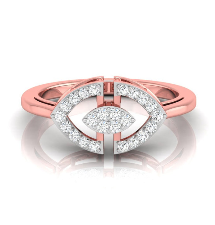 0.15Ct Round Cut Cluster Lab-Grown Diamond Ring