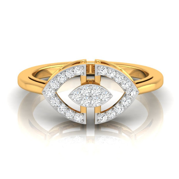 0.15Ct Round Cut Cluster Lab-Grown Diamond Ring
