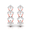 0.50Ct Round Lab-Grown Diamond Gold Dangellers Earrings