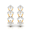 0.50Ct Round Lab-Grown Diamond Gold Dangellers Earrings