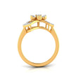 0.22Ct Floral Design Round Cut Lab-Grown Diamond Ring