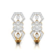 0.31Ct Round Lab-Grown Diamond Gold Dangellers Earrings