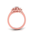 0.12Ct Floral Round Cut Cluster Lab-Grown Diamond Ring