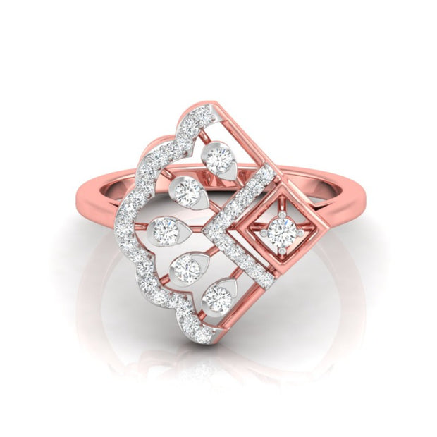 0.23Ct Round Prong Set Lab-Grown Diamond Gold Ring