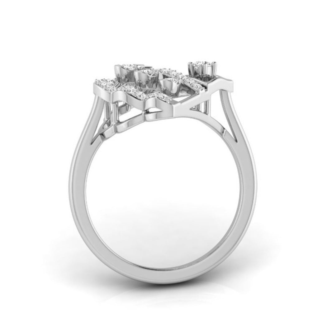 0.23Ct Round Prong Set Lab-Grown Diamond Gold Ring