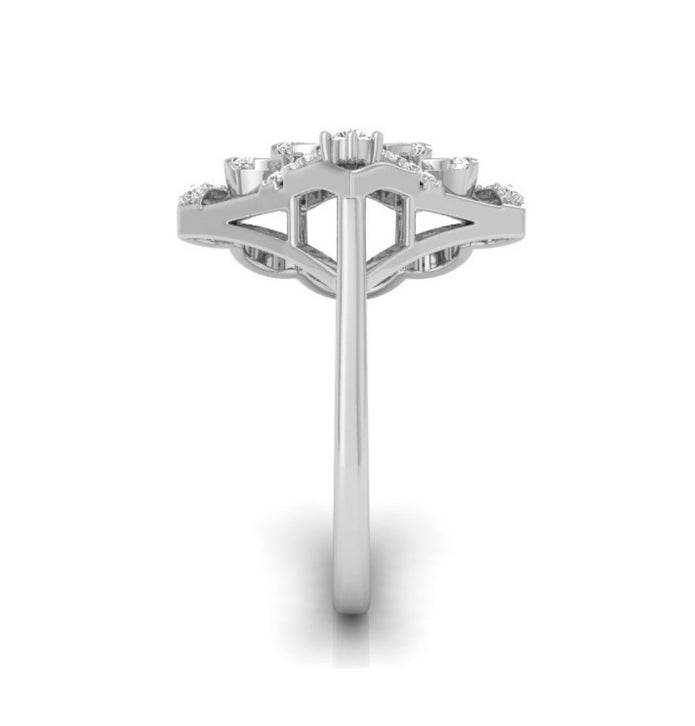 0.23Ct Round Prong Set Lab-Grown Diamond Gold Ring