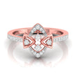 0.16Ct Geometric Cocktail Lab-Grown Diamond Gold Ring