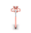 0.16Ct Geometric Cocktail Lab-Grown Diamond Gold Ring