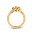 0.16Ct Geometric Cocktail Lab-Grown Diamond Gold Ring