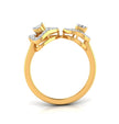 0.20Ct Triangle Teardrop Shape Lab-Grown Diamond Gold Ring