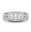 0.17Ct Four Marquise Cut Lab-Grown Diamond Gold Ring