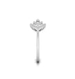 0.19Ct Marquise Cut Double Halo Lab-Grown Diamond Gold Ring