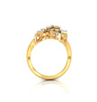 0.24Ct Floral Cocktail Lab-Grown Diamond Gold Ring