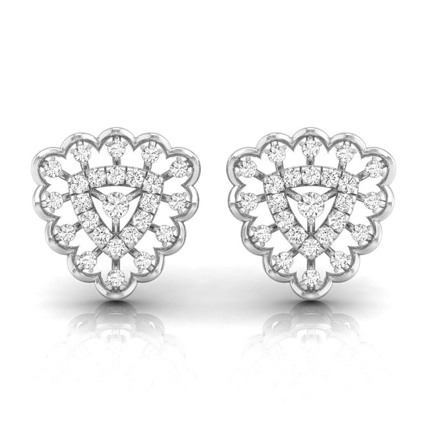 0.34Ct Round Lab-Grown Diamond Gold Stud Earrings