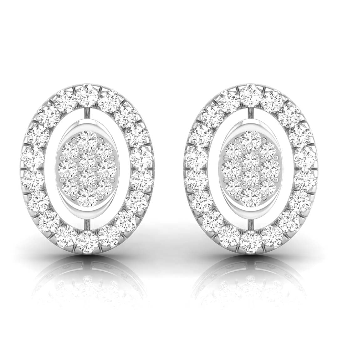 0.28Ct Round Lab-Grown Diamond Gold Stud Earrings