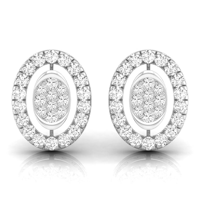 0.28Ct Round Lab-Grown Diamond Gold Stud Earrings