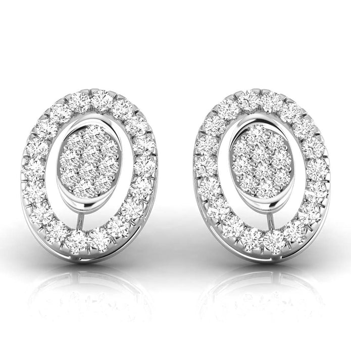 0.28Ct Round Lab-Grown Diamond Gold Stud Earrings