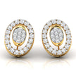 0.28Ct Round Lab-Grown Diamond Gold Stud Earrings